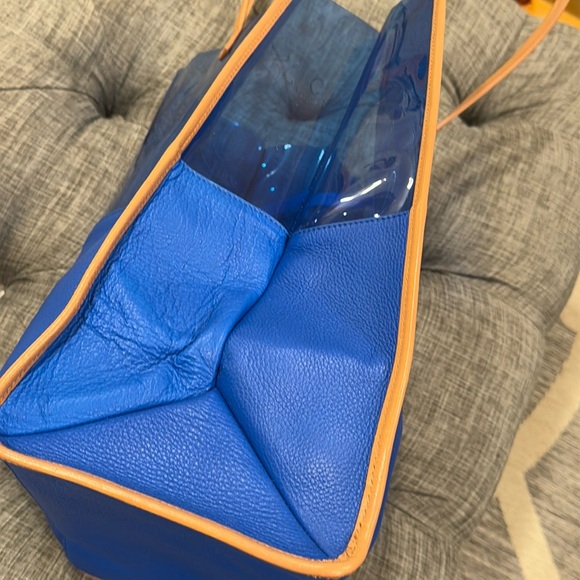 Tory Burch Bag Transparent & Leather Tote Wristlet Set - Picture 4 of 17